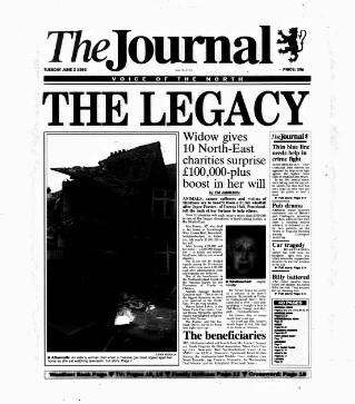cover page of Newcastle Journal published on June 2, 1992