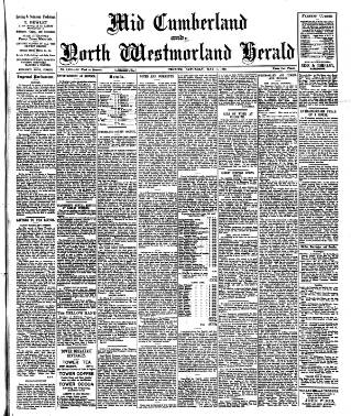 cover page of Cumberland & Westmorland Herald published on May 7, 1898