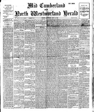 cover page of Cumberland & Westmorland Herald published on May 25, 1901
