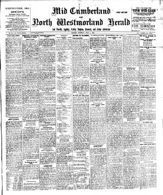 cover page of Cumberland & Westmorland Herald published on June 2, 1906