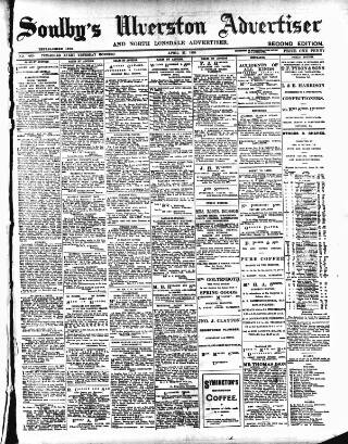 cover page of Soulby's Ulverston Advertiser and General Intelligencer published on April 27, 1905