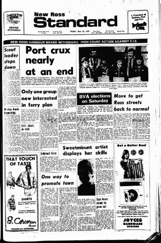 cover page of New Ross Standard published on May 25, 1979