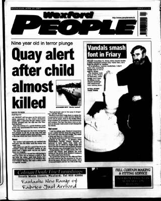 cover page of Wexford People published on April 25, 2001