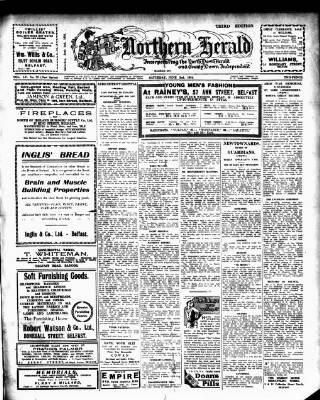cover page of North Down Herald and County Down Independent published on June 2, 1934