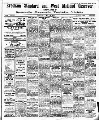 cover page of Evesham Standard & West Midland Observer published on May 22, 1926