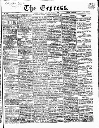 cover page of Express (London) published on May 19, 1862