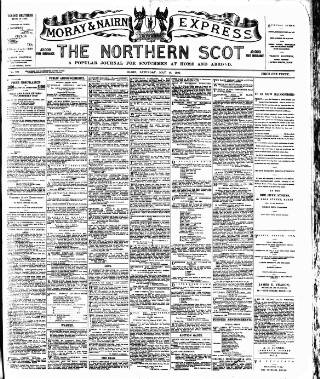cover page of Northern Scot and Moray & Nairn Express published on May 18, 1895