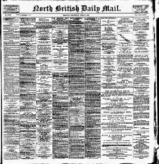 cover page of North British Daily Mail published on April 27, 1898