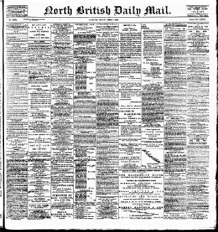 cover page of North British Daily Mail published on June 2, 1899