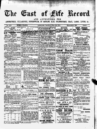 cover page of East of Fife Record published on June 2, 1910