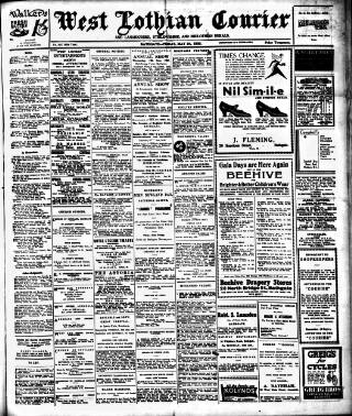 cover page of West Lothian Courier published on May 24, 1935