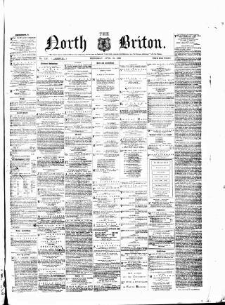 cover page of North Briton published on April 25, 1866