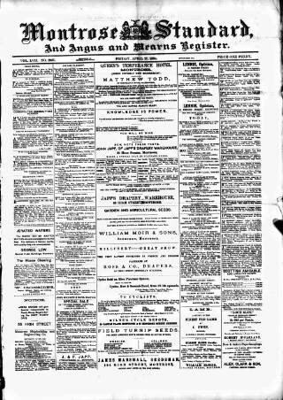 cover page of Montrose Standard published on April 27, 1894