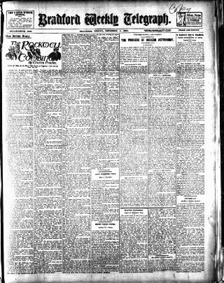 cover page of Bradford Weekly Telegraph published on December 4, 1914