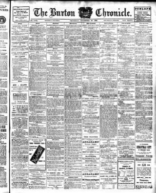 cover page of Burton Chronicle published on November 29, 1906