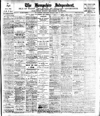 cover page of Hampshire Independent published on April 19, 1902