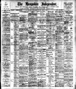 cover page of Hampshire Independent published on June 27, 1903