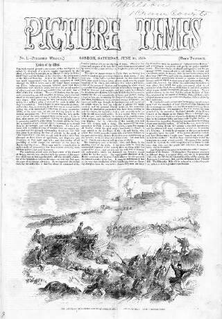 cover page of Picture Times published on June 30, 1855