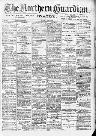 cover page of Northern Guardian (Hartlepool) published on June 2, 1894