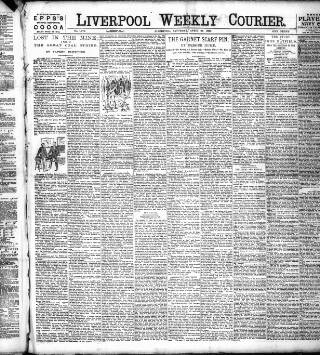 cover page of Liverpool Weekly Courier published on April 27, 1895