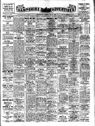 cover page of Hampshire Advertiser published on May 19, 1923