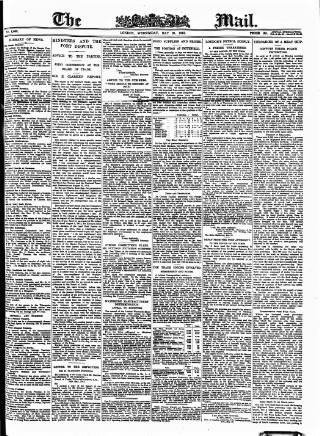 cover page of Evening Mail published on May 29, 1912