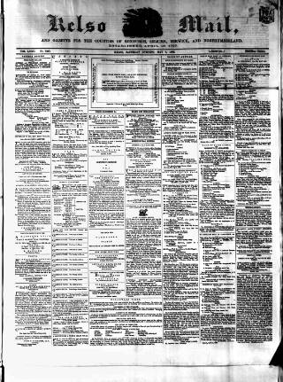 cover page of Kelso Mail published on May 8, 1869