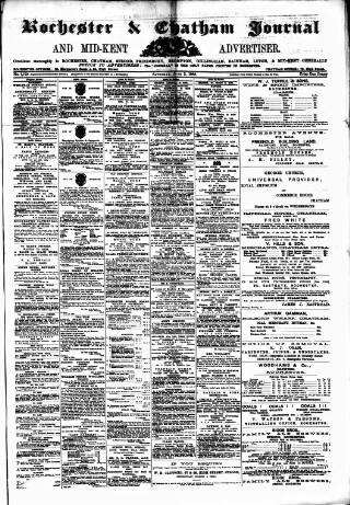 cover page of Rochester, Chatham & Gillingham Journal published on June 2, 1888