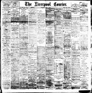 cover page of Liverpool Courier and Commercial Advertiser published on June 2, 1892