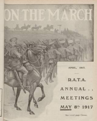 cover page of On the March published on April 1, 1917