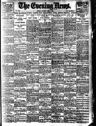 cover page of Evening News (London) published on June 2, 1906