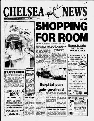 cover page of Chelsea News and General Advertiser published on June 2, 1988