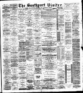 cover page of Southport Visiter published on June 2, 1891