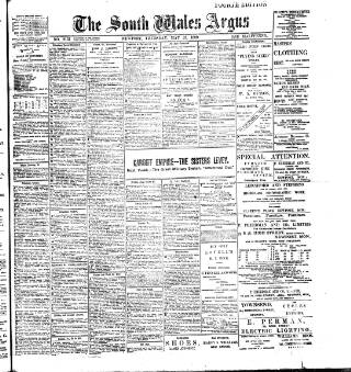 cover page of South Wales Argus published on May 25, 1899