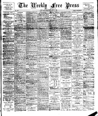 cover page of Weekly Free Press and Aberdeen Herald published on May 21, 1892