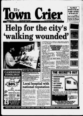 cover page of Ely Town Crier published on December 3, 1994