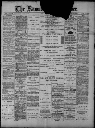 cover page of Ramsbottom Observer published on June 15, 1900