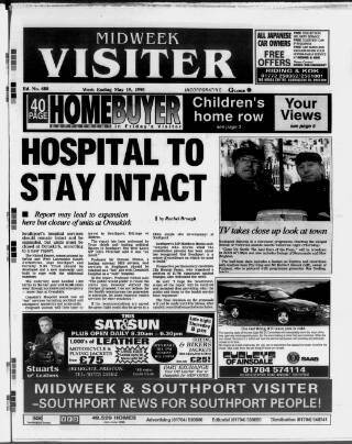 cover page of Midweek Visiter (Southport) published on May 19, 1995
