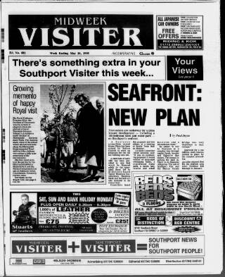 cover page of Midweek Visiter (Southport) published on May 26, 1995