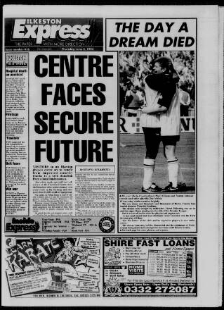 cover page of Ilkeston Express published on June 2, 1994
