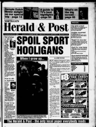 cover page of Northampton Herald & Post published on April 23, 1992