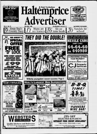 cover page of Haltemprice & East Yorkshire Advertiser published on May 25, 1995