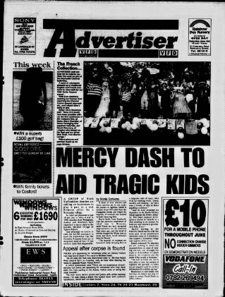 cover page of Potteries Advertiser published on June 2, 1994