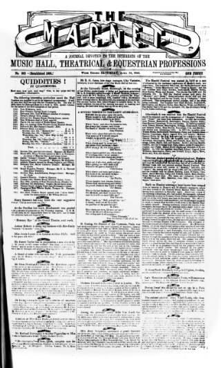 cover page of Magnet (Leeds) published on April 28, 1883