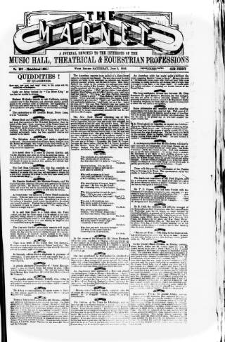 cover page of Magnet (Leeds) published on June 2, 1883