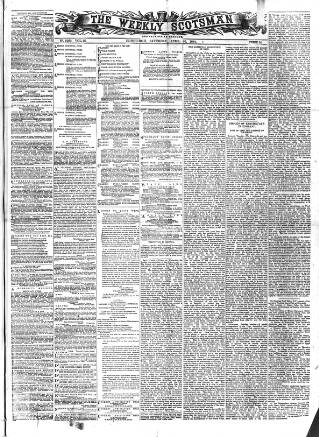 cover page of Weekly Scotsman published on April 26, 1884
