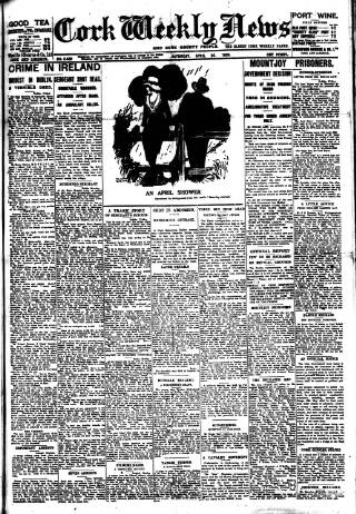 cover page of Cork Weekly News published on April 24, 1920