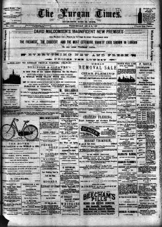 cover page of Lurgan Times published on June 2, 1897