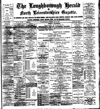 cover page of Loughborough Herald & North Leicestershire Gazette published on May 25, 1893