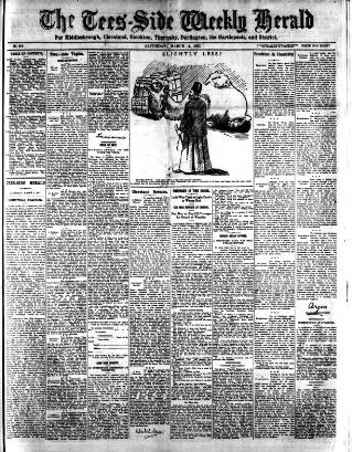 cover page of Tees-side Weekly Herald published on March 4, 1911